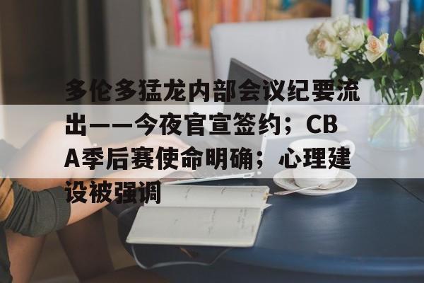 多伦多猛龙内部会议纪要流出——今夜官宣签约；CBA季后赛使命明确；心理建设被强调的简单介绍-英雄联盟